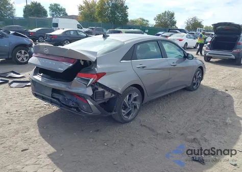 2024 Hyundai Elantra Hybrid Limited из США, поврежденный, VIN KMHLN4DJ3RU093994